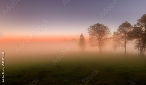 misty morning sunrise © ごんぱちろう かまぼこ