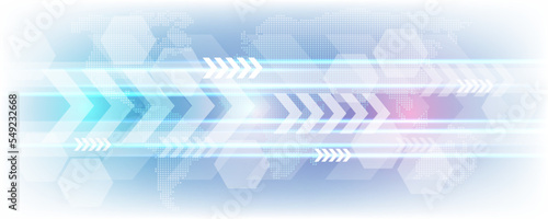 abstract white background image speed light concept digital technology sci fi