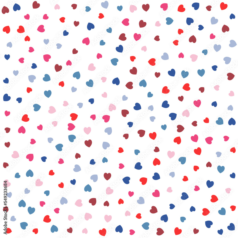 Seamless Hearts Pattern. Cute baby vector background with small hearts, kids girly print, 14 february Valentine backdrop Seamless Hearts Pattern. Cute baby vector background with small hearts, kids girly print, 14 february Valentine backdrop