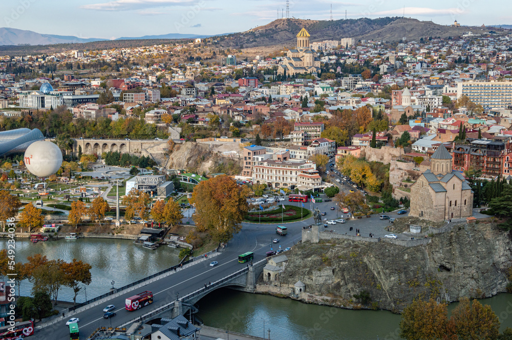 view of the city Tbilisi
