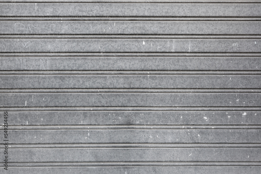 Obraz premium garage door texture background grey 