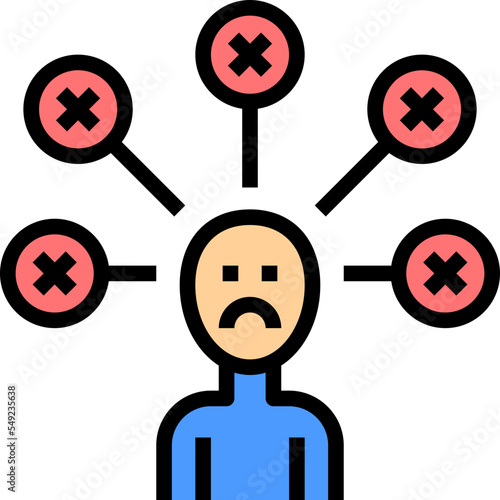 hopeless filled outline style icon