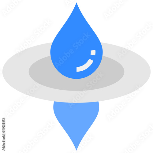 meditation flat style icon
