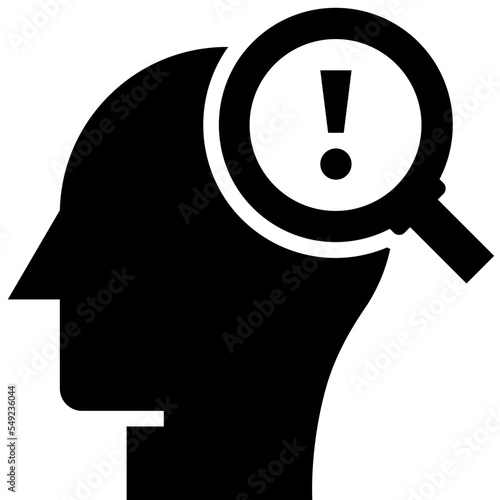 problem glyph style icon