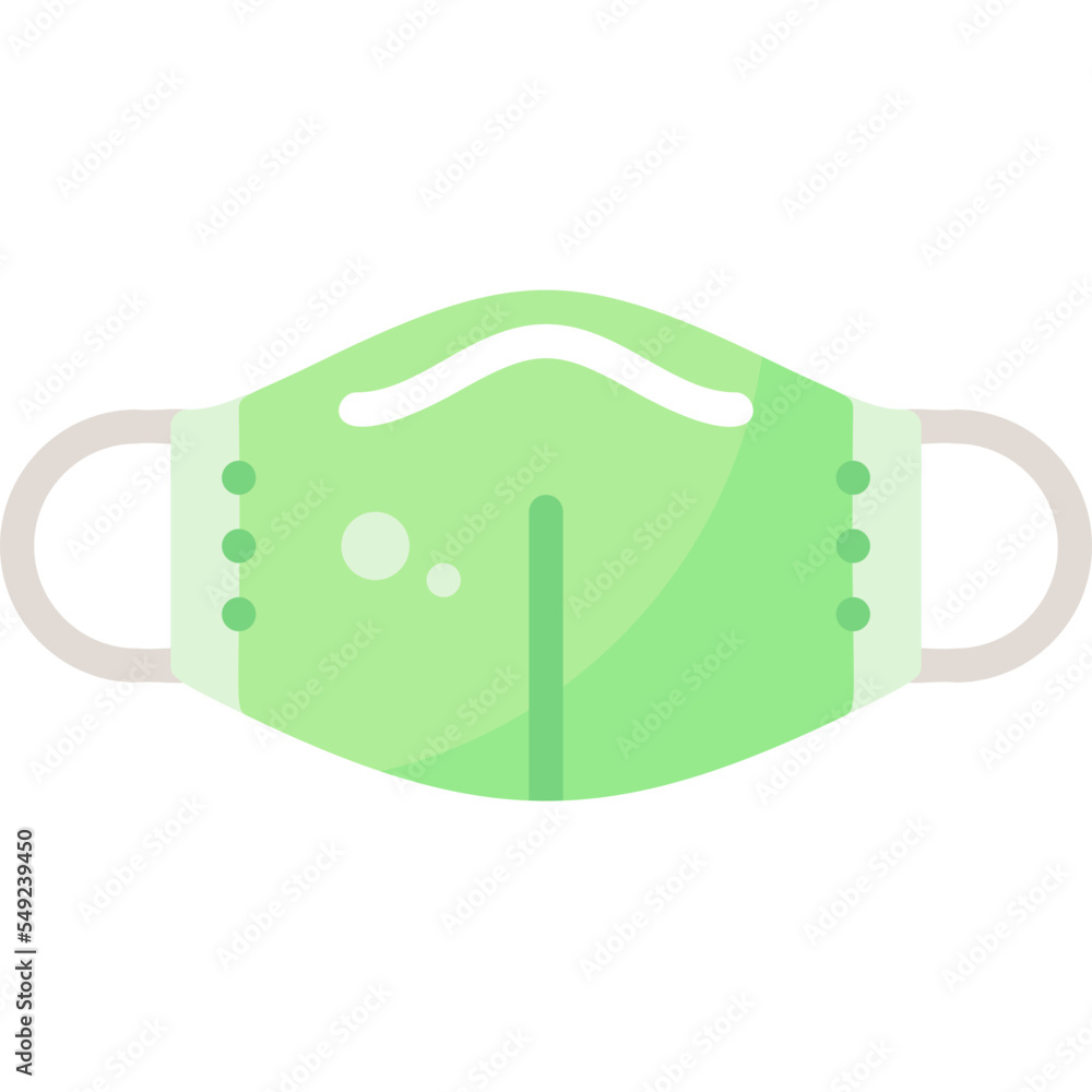 Mask Protection Virus Spread flat icon Mask Protection Virus Spread flat icon