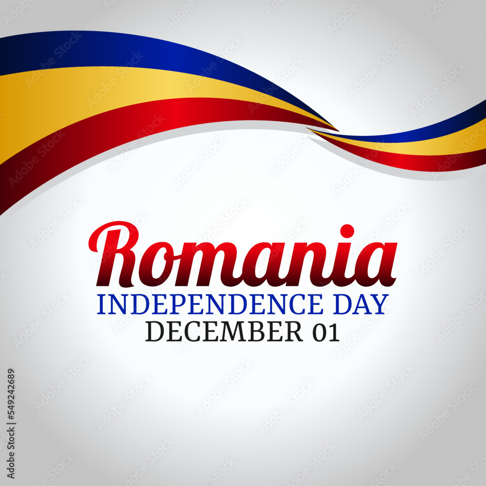 vector graphic of Romania independence day good for Romania
