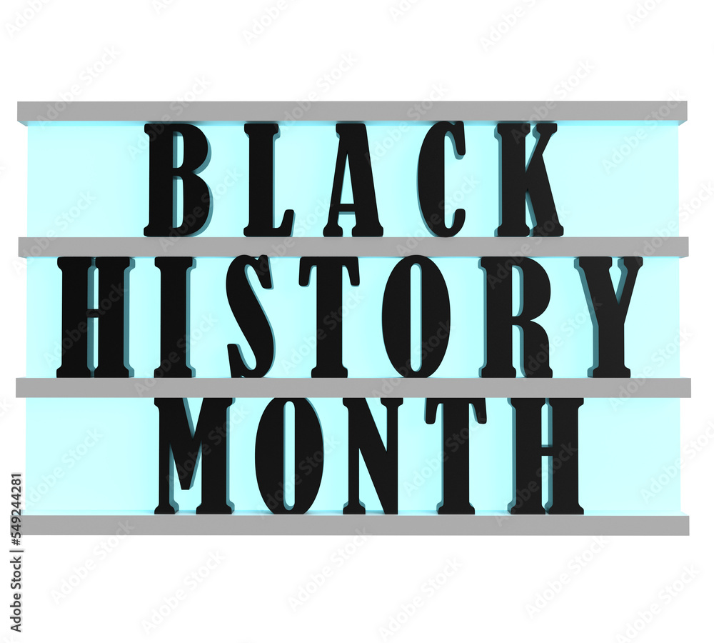 Black history month text font calligraphy symbol african american