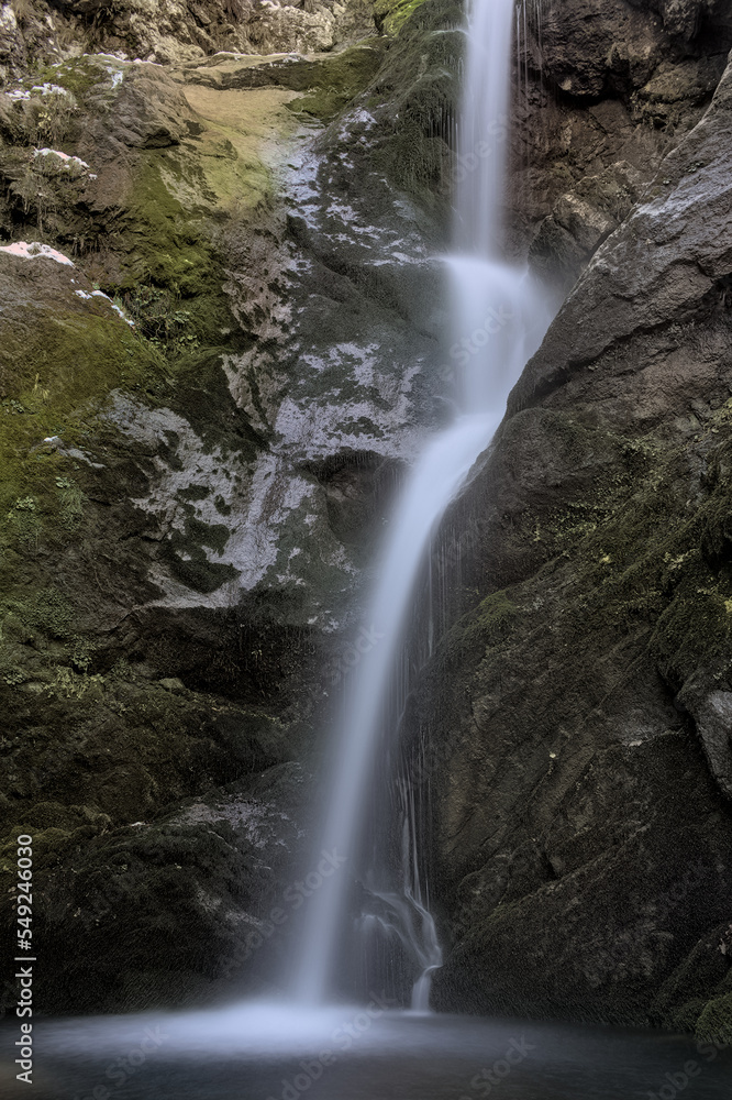 Obraz premium Cascata in Valle Pesio, Piemonte Italia Cuneo