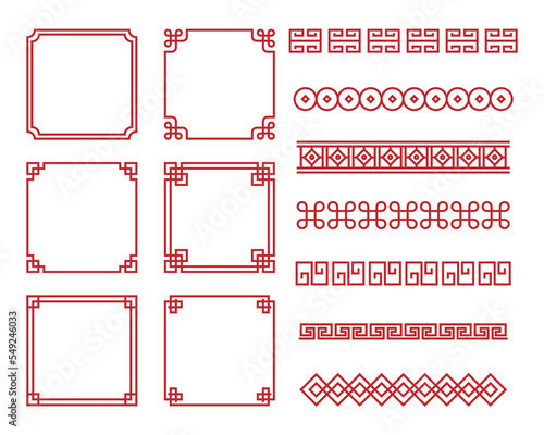 traditional chinese border design, chinese frame