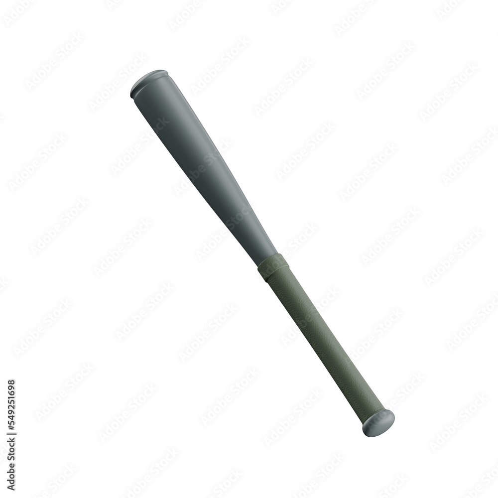 Baseball bat illustration 3D Baseball bat illustration 3D