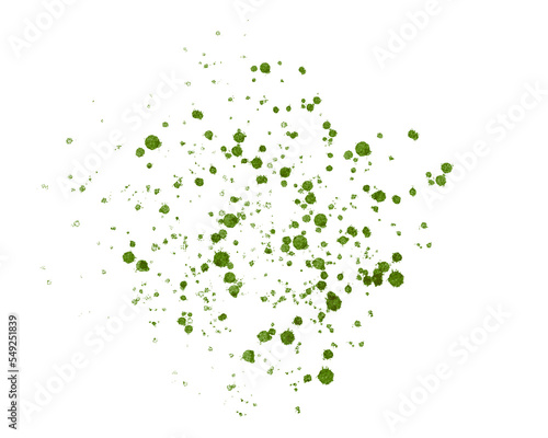 Green splatter 