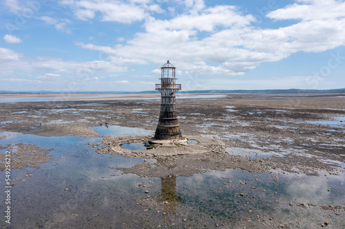Whiteford Point Lighthouse is located off the coast at Whiteford Point near Whiteford Sands, on the Gower Peninsula, south Wales.