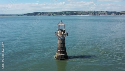 Whiteford Point Lighthouse is located off the coast at Whiteford Point near Whiteford Sands, on the Gower Peninsula, south Wales.