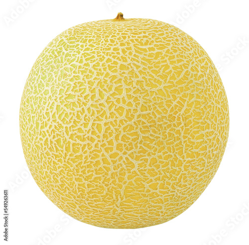 Foto Whole Japanese melons ,cantaloupe melon isolated on transparent background with PNG