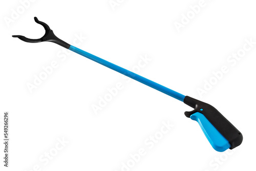 Canvastavla Blaue Greifhilfe und Hintergrund transparent