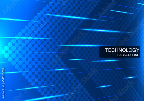Background technology information represents the rapid delivery of information to the desired destination. Use lines that shine with speed and arrows behind