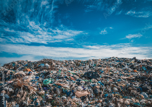 Pile of garbage. Landfill, garbage dump © Jenya Smyk