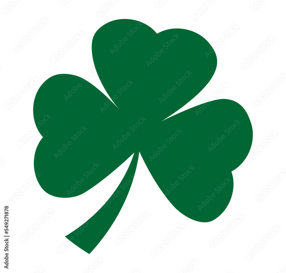leaf clover isolated on white background leaf clover isolated on white background