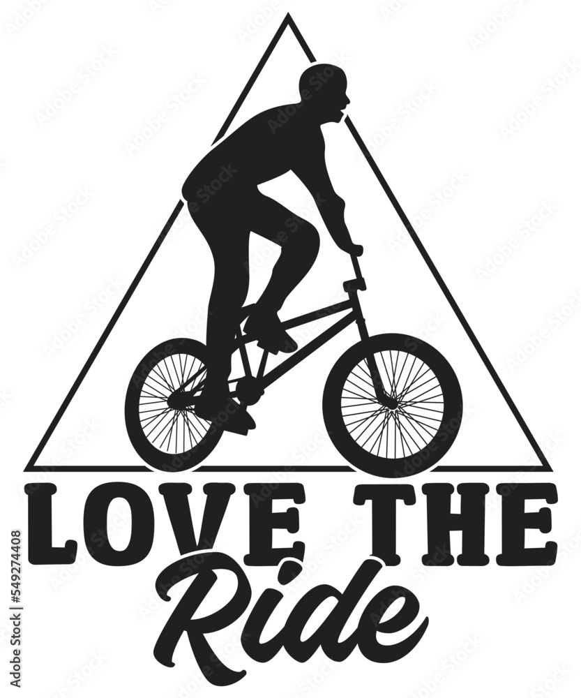 Naklejka premium Custom cycling vector template design