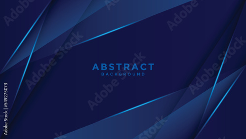 Blue black abstract background geometry shine and layer element. 