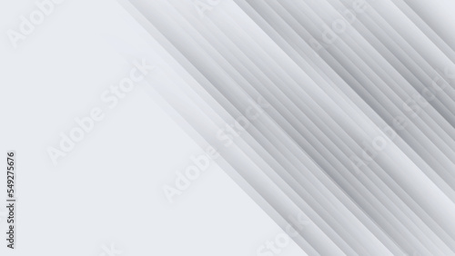 Gray and white diagonal line architecture geometry tech abstract. Geometric modern design. Vector Illustration.