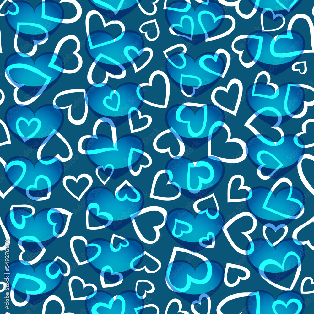 seamless vector, pattern with hearts, blue colours, valentine day,
seamless vector, pattern with hearts, blue colours, valentine day,