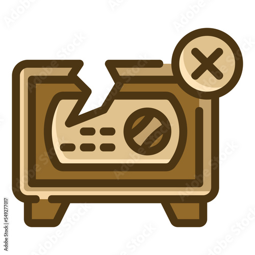 safebox two tone icon