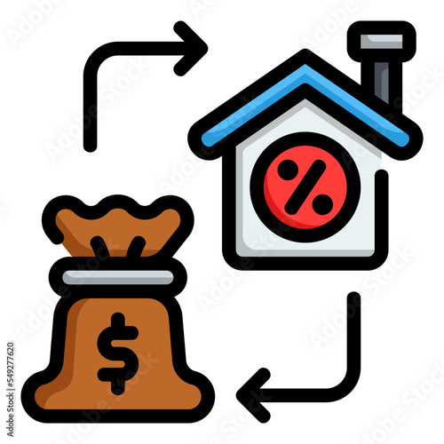 refinancing line color icon