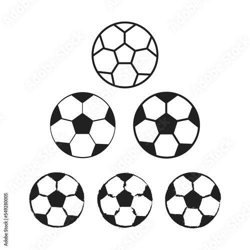 Football soccer clipart black white design shape sign vector