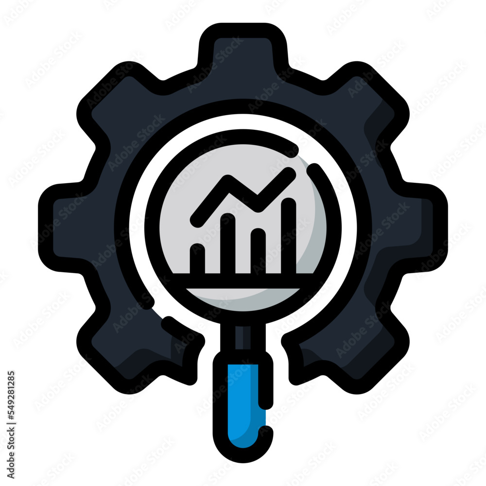 research line color icon research line color icon