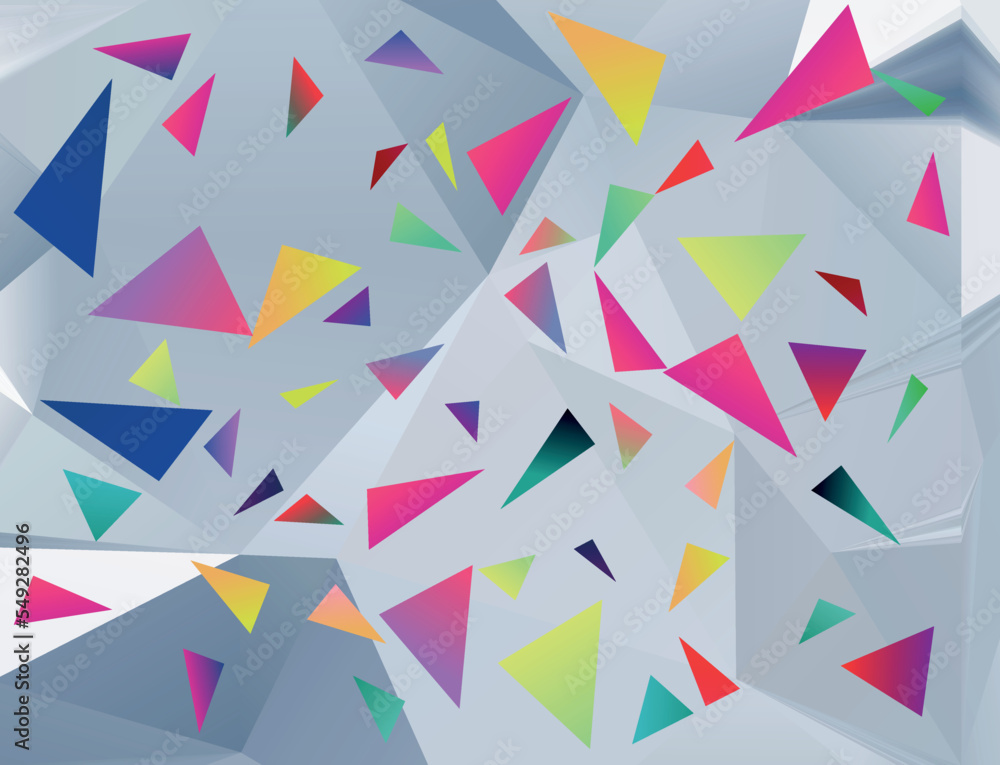 Colorful abstract polygonal pattern, background. Mosaic geometric, triangular background. Vector Illustration Colorful abstract polygonal pattern, background. Mosaic geometric, triangular background. Vector Illustration