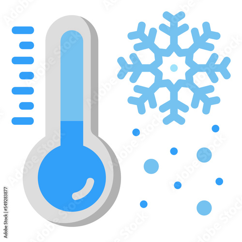 thermometer flat icon