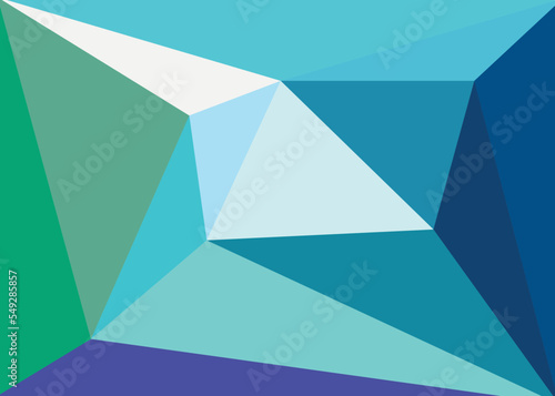 Abstract blue and dark blue polygonal background. Vector blurry triangle background design.