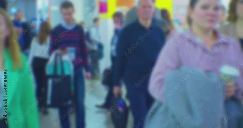 timelapse. modern business life. defocused blurry video. background on the theme of business. blurry silhouettes of unrecognizable people moving fast inside the building. timelapse. modern business life. defocused blurry video. background on the theme of business. blurry silhouettes of unrecognizable people moving fast inside the building.