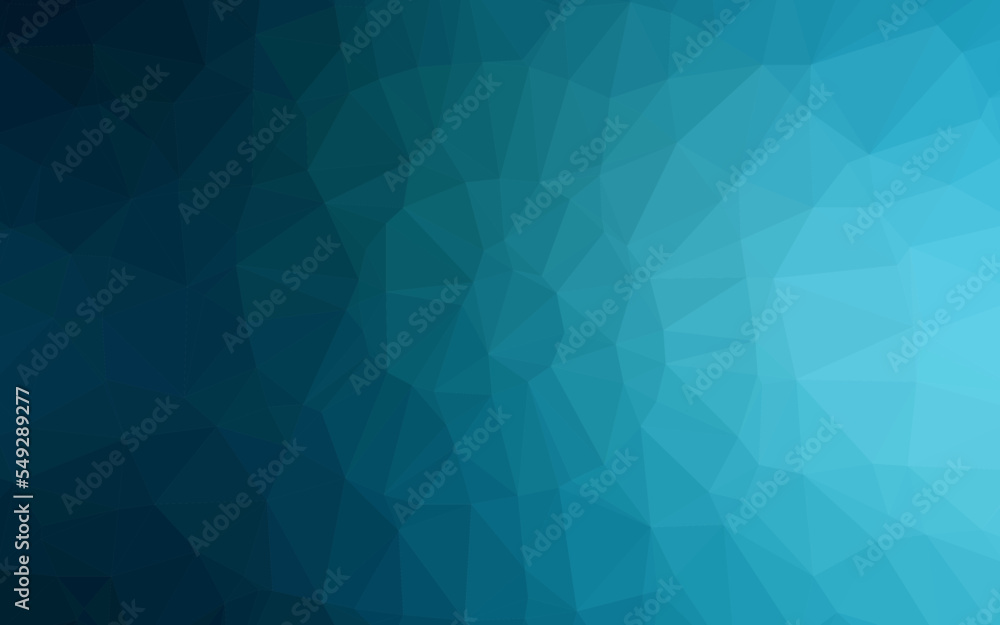 Dark BLUE vector shining triangular template. Dark BLUE vector shining triangular template.