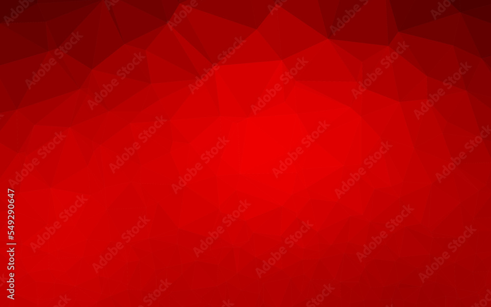 Light Red vector low poly layout. Light Red vector low poly layout.