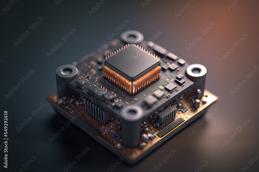 Illustration about computer parts. Made by AI. Illustration about computer parts. Made by AI.