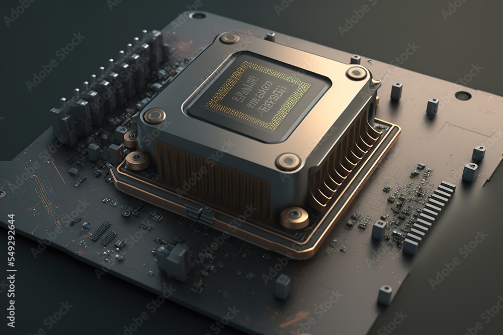 Illustration about computer parts. Made by AI. Illustration about computer parts. Made by AI.