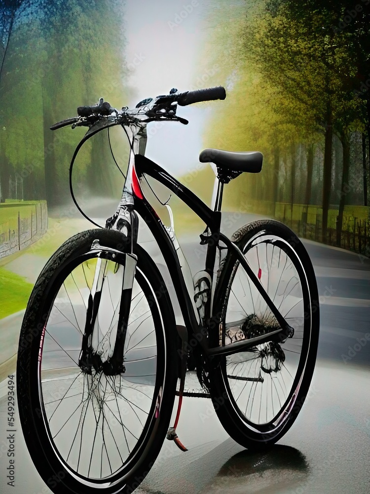Obraz premium bike on the road