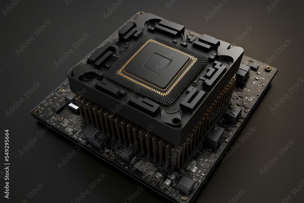Illustration about computer parts. Made by AI. Illustration about computer parts. Made by AI.