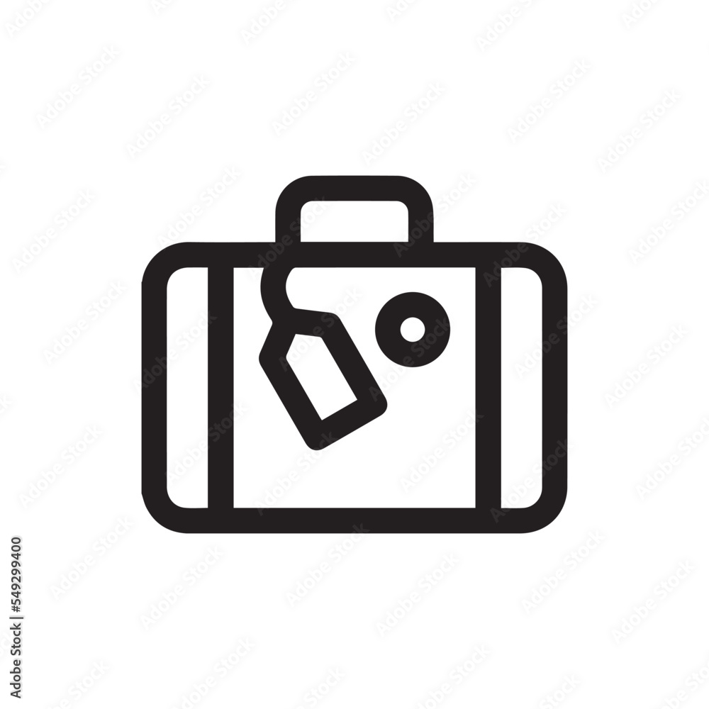 suitcase icon vector sign symbol suitcase icon vector sign symbol