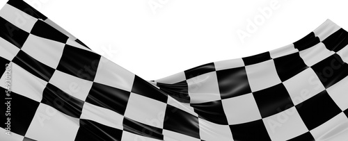 Slika na platnu finish flag -zielfahne 3d