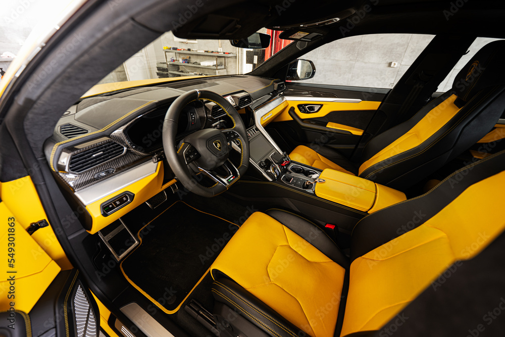 Aggregate more than 139 yellow interior car super hot