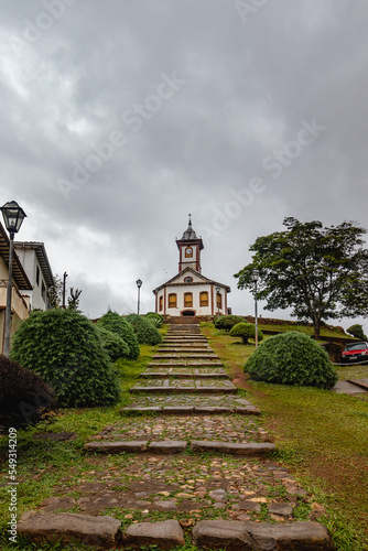 church in the city of Serro, Minas Gerais, Brazil