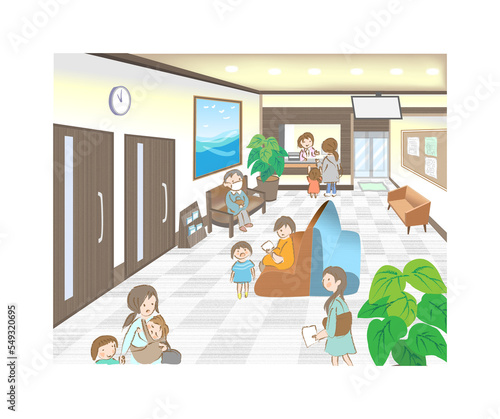 医療施設の屋内風景	
