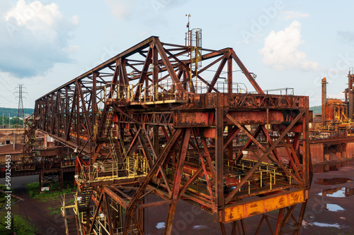 Abandoned Ore Bridge - AK Steel / Armco Steel Ashland Works - Russell & Ashland, Kentucky