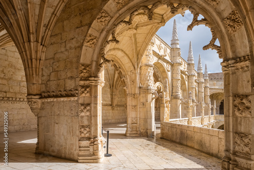 Obraz na płótnie Hieronymites Monastery, Mosteiro dos Jeronimos, in Lisbon, Portugal w salonie