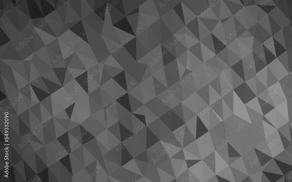 Dark Silver, Gray vector polygon abstract background. Dark Silver, Gray vector polygon abstract background.