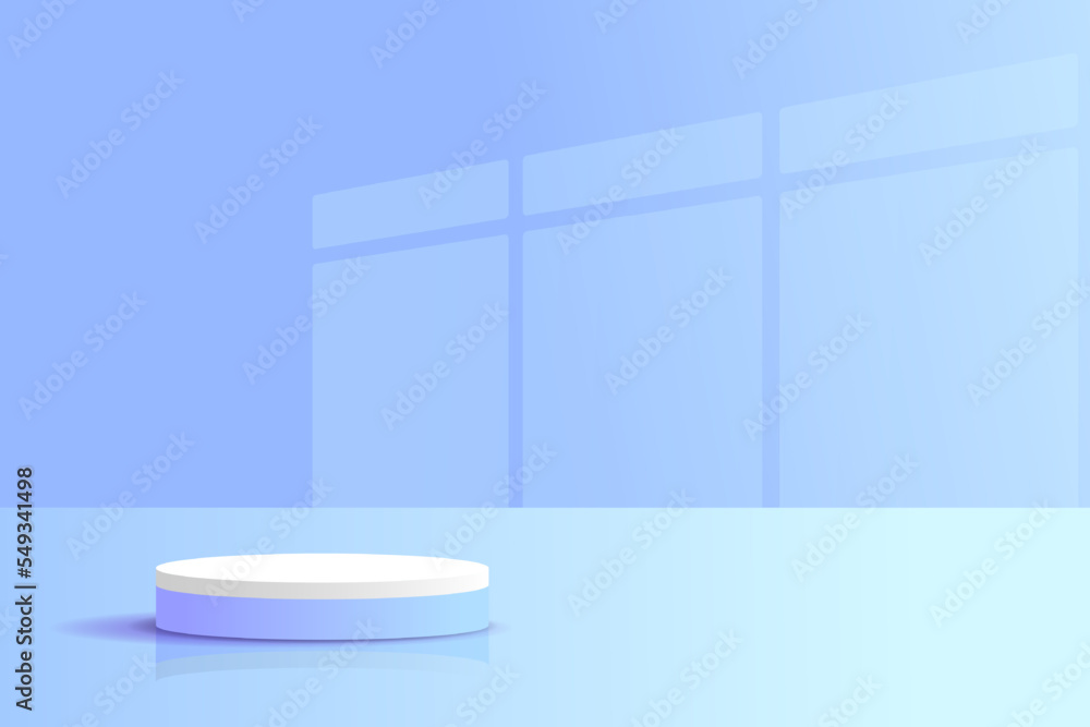 Set purple blue violet 3d object cylinder pedestal podium display gradient color minimal scene Set purple blue violet 3d object cylinder pedestal podium display gradient color minimal scene