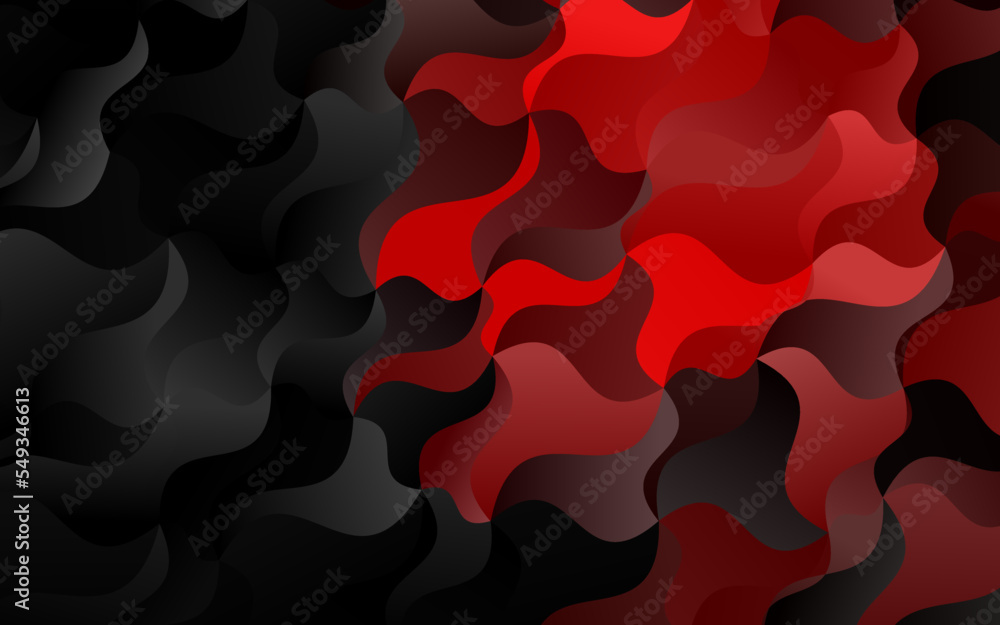 Light Red vector pattern with liquid shapes. Light Red vector pattern with liquid shapes.